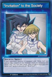 "Invitation" to the Society - Speed Duel GX: Midterm Destruction - YuGiOh card