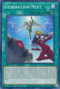 Generation Next - Speed Duel GX: Midterm Destruction - YuGiOh card