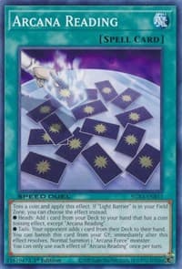 Arcana Reading - Speed Duel GX: Midterm Destruction - YuGiOh card