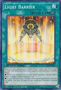 Light Barrier - Speed Duel GX: Midterm Destruction - YuGiOh card
