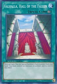 Valhalla, Hall of the Fallen - Speed Duel GX: Midterm Destruction - YuGiOh card