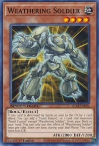 Weathering Soldier - Speed Duel GX: Midterm Destruction - YuGiOh card