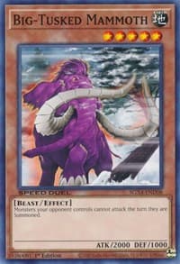 Big-Tusked Mammoth - Speed Duel GX: Midterm Destruction - YuGiOh card