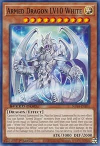 Armed Dragon LV10 White - Speed Duel GX: Midterm Destruction - YuGiOh card