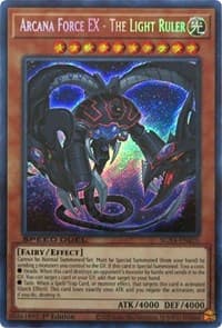 Arcana Force EX - The Light Ruler (Secret Rare) - Speed Duel GX: Midterm Destruction - YuGiOh card
