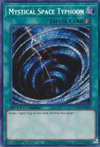Mystical Space Typhoon (Secret Rare) - Speed Duel GX: Midterm Destruction - YuGiOh card