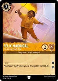 Felix Madrigal - Fun-Loving Family Man - Ursula's Return - Disney Lorcana card