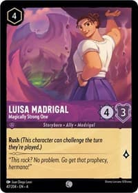 Luisa Madrigal - Magically Strong One - Ursula's Return - Disney Lorcana card