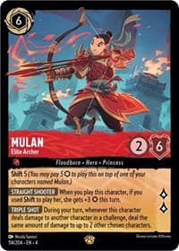 Mulan - Elite Archer - Ursula's Return - Disney Lorcana card