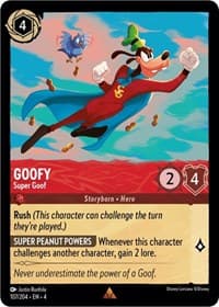 Goofy - Super Goof - Ursula's Return - Disney Lorcana card