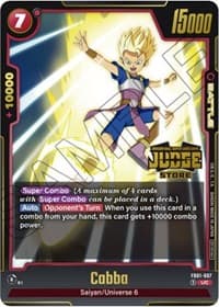 Cabba (Judge Pack (Store Judge) 01) - Tournament and Championship Promos - Dragon Ball Super: Fusion World card