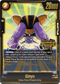 Ginyu - FB01-108 (Judge Pack (Store Judge) 01) - Tournament and Championship Promos - Dragon Ball Super: Fusion World card
