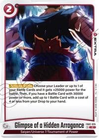 Glimpse of a Hidden Arrogance - Blazing Aura - Dragon Ball Super: Fusion World card