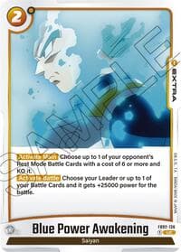 Blue Power Awakening - Blazing Aura - Dragon Ball Super: Fusion World card