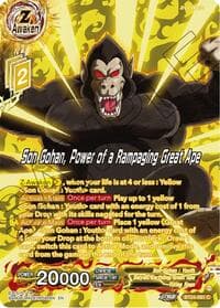 Son Gohan, Power of a Rampaging Great Ape (Collector Booster Silver) - Beyond Generations - Dragon Ball Super: Masters card