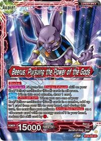 Beerus // Beerus, Pursuing the Power of the Gods (Collector Booster Foil) - Beyond Generations - Dragon Ball Super: Masters card
