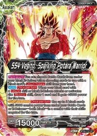SS4 Son Goku & SS4 Vegeta // SS4 Vegito, Sparking Potara Warrior (Collector Booster Foil) - Beyond Generations - Dragon Ball Super: Masters card
