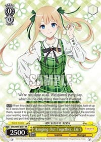 Hanging Out Together, Eriri - Saekano the Movie: Finale - Weiss Schwarz card