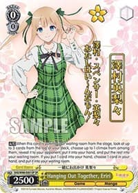 Hanging Out Together, Eriri (SP) - Saekano the Movie: Finale - Weiss Schwarz card