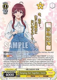 Hanging Out Together, Izumi (SP) - Saekano the Movie: Finale - Weiss Schwarz card