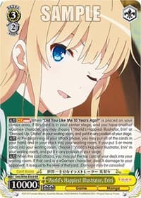 World's Happiest Illustrator, Eriri - Saekano the Movie: Finale - Weiss Schwarz card