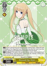 Dressed Up, Eriri - Saekano the Movie: Finale - Weiss Schwarz card