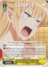 Gathered Again, Eriri - Saekano the Movie: Finale - Weiss Schwarz card