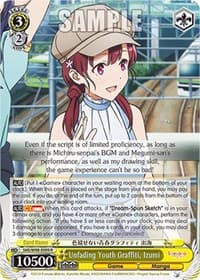 Unfading Youth Graffiti, Izumi - Saekano the Movie: Finale - Weiss Schwarz card