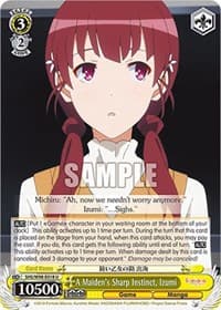 A Maiden's Sharp Instinct, Izumi - Saekano the Movie: Finale - Weiss Schwarz card