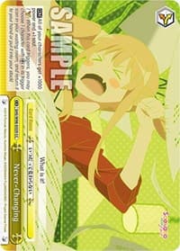 Never-Changing - Saekano the Movie: Finale - Weiss Schwarz card