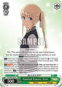 Painted Future, Eriri - Saekano the Movie: Finale - Weiss Schwarz card