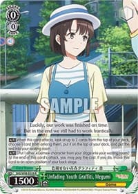 Unfading Youth Graffiti, Megumi - Saekano the Movie: Finale - Weiss Schwarz card
