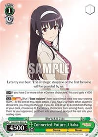 Connected Future, Utaha - Saekano the Movie: Finale - Weiss Schwarz card