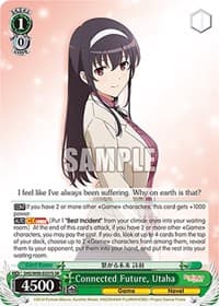 Connected Future, Utaha (SR) - Saekano the Movie: Finale - Weiss Schwarz card