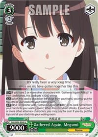 Gathered Again, Megumi - Saekano the Movie: Finale - Weiss Schwarz card