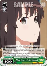 After-Concert Party, Megumi - Saekano the Movie: Finale - Weiss Schwarz card