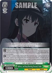 Believe, and Keep Running Forward, Utaha - Saekano the Movie: Finale - Weiss Schwarz card