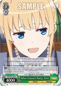 After-Concert Party, Eriri - Saekano the Movie: Finale - Weiss Schwarz card