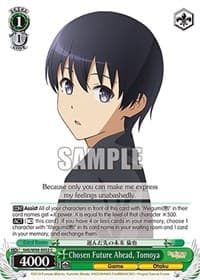 Chosen Future Ahead, Tomoya - Saekano the Movie: Finale - Weiss Schwarz card