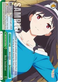 Best Incident - Saekano the Movie: Finale - Weiss Schwarz card