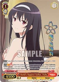 World's Happiest Author, Utaha (SEC) - Saekano the Movie: Finale - Weiss Schwarz card