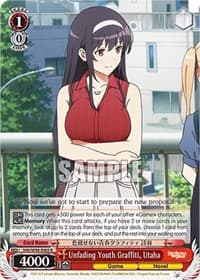 Unfading Youth Graffiti, Utaha - Saekano the Movie: Finale - Weiss Schwarz card