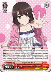 Racing Heartbeat Overlap, Megumi - Saekano the Movie: Finale - Weiss Schwarz card