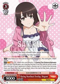 Racing Heartbeat Overlap, Megumi (SR) - Saekano the Movie: Finale - Weiss Schwarz card