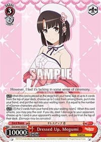 Dressed Up, Megumi - Saekano the Movie: Finale - Weiss Schwarz card