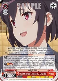 Gathered Again, Utaha - Saekano the Movie: Finale - Weiss Schwarz card