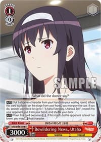 Bewildering News, Utaha - Saekano the Movie: Finale - Weiss Schwarz card