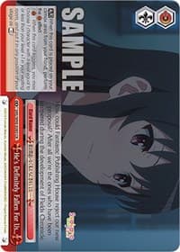 He's Definitely Fallen For Us - Saekano the Movie: Finale - Weiss Schwarz card