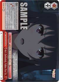 He's Definitely Fallen For Us (RRR) - Saekano the Movie: Finale - Weiss Schwarz card