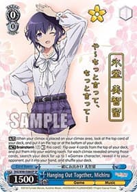 Hanging Out Together, Michiru (SP) - Saekano the Movie: Finale - Weiss Schwarz card